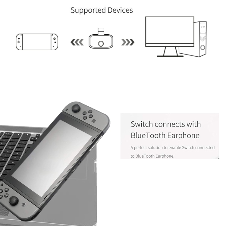 CSR Bluetooth 5.0 Sender med USB Type-C