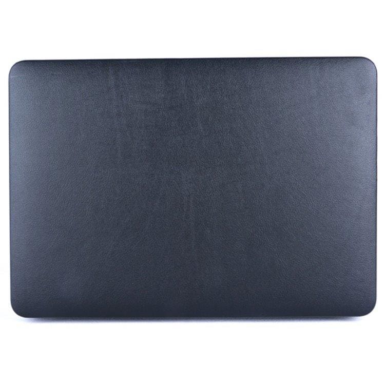 Beskyttelsesfutteral Kunstlær MacBook Pro 15.4 inch A1990 2018 / A1707 2016 - 2017 Svart