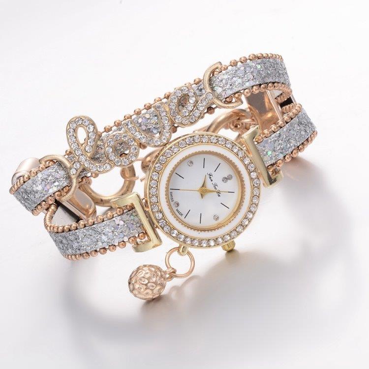Armbåndsur Love Diamant Hvit