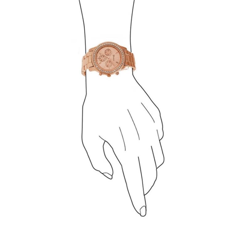 Armbåndsur Dame Sølv/Diamant