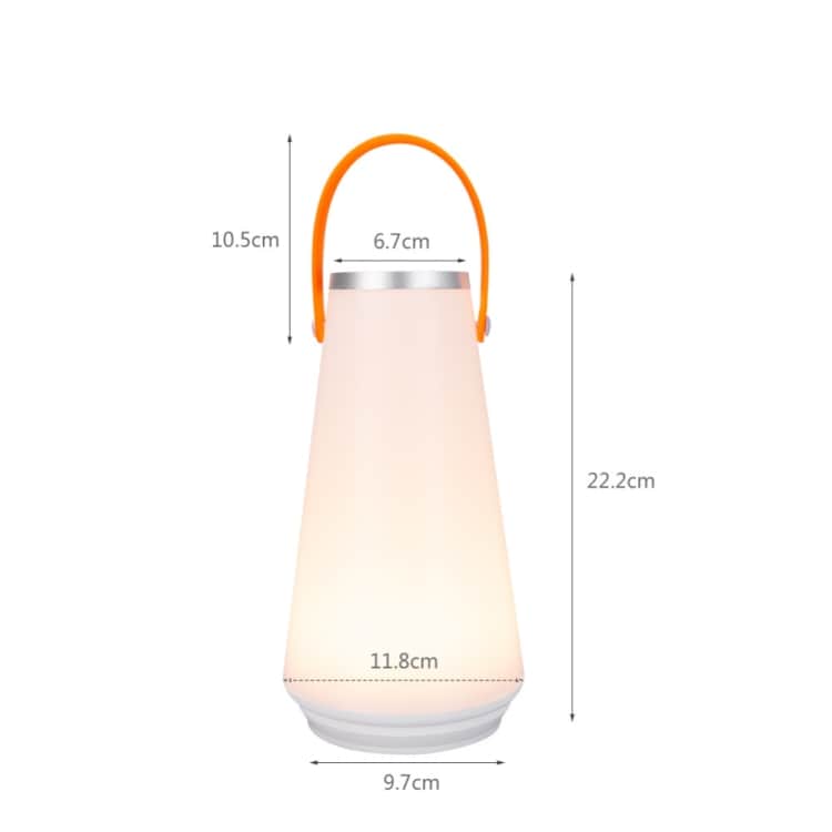 Portabel Campinglampe med touch