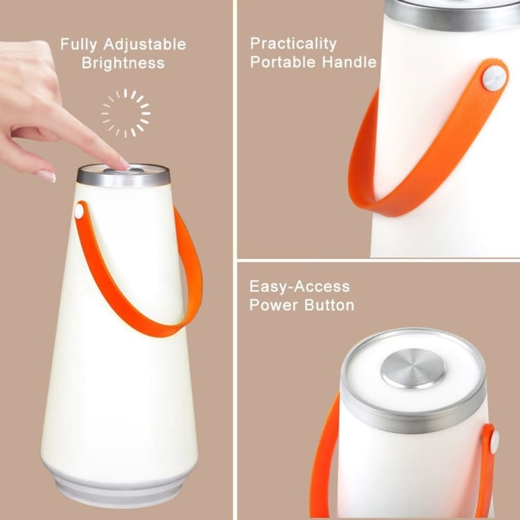 Portabel Campinglampe med touch