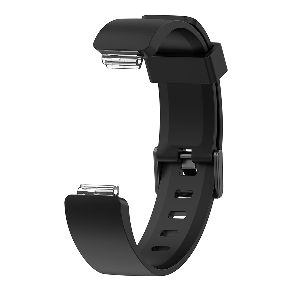 Silikonarmbånd Fitbit Inspire / Inspire HR - L Svart