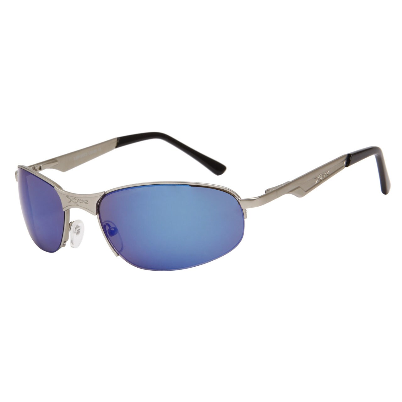 XSPORTZ Solbriller -  Mørkeblått glass og sølvinnfatning