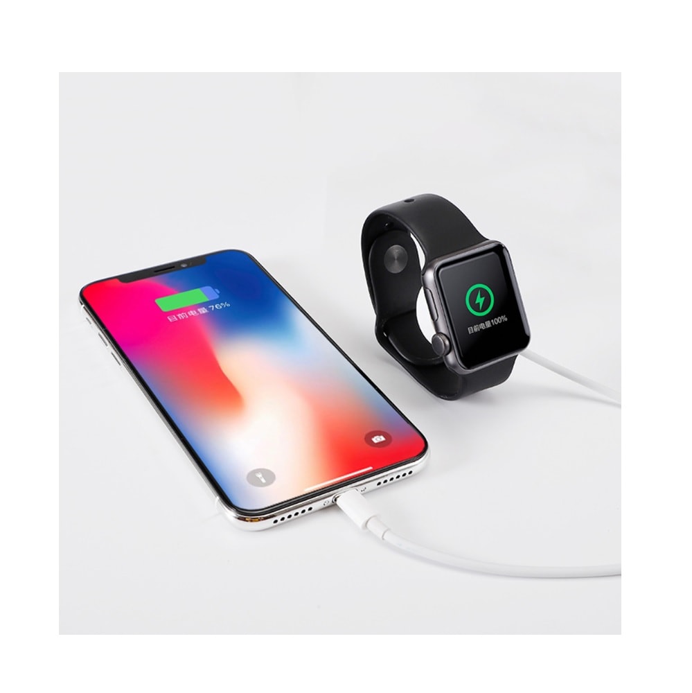 2i1 Lader - Apple klokke og iPhone Mobiltelefon