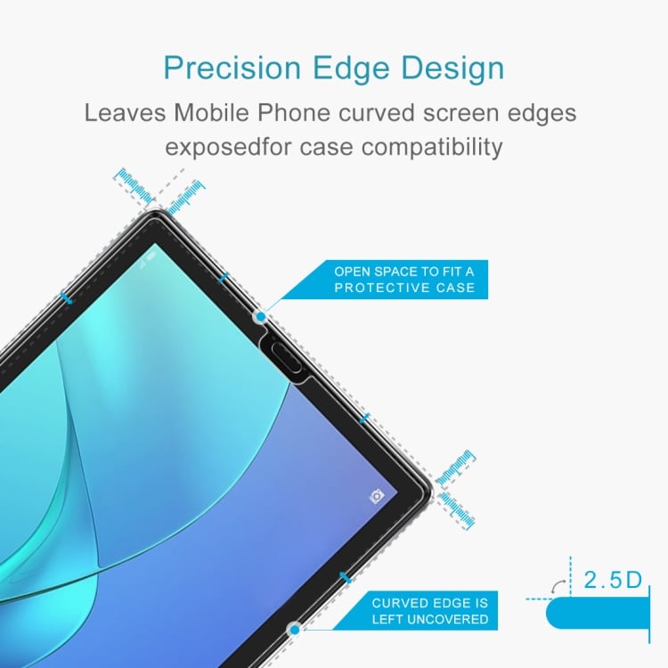 Explosion-proof Skjermbeskyttelse i herdet glass til Huawei Mediapad M6 10.8