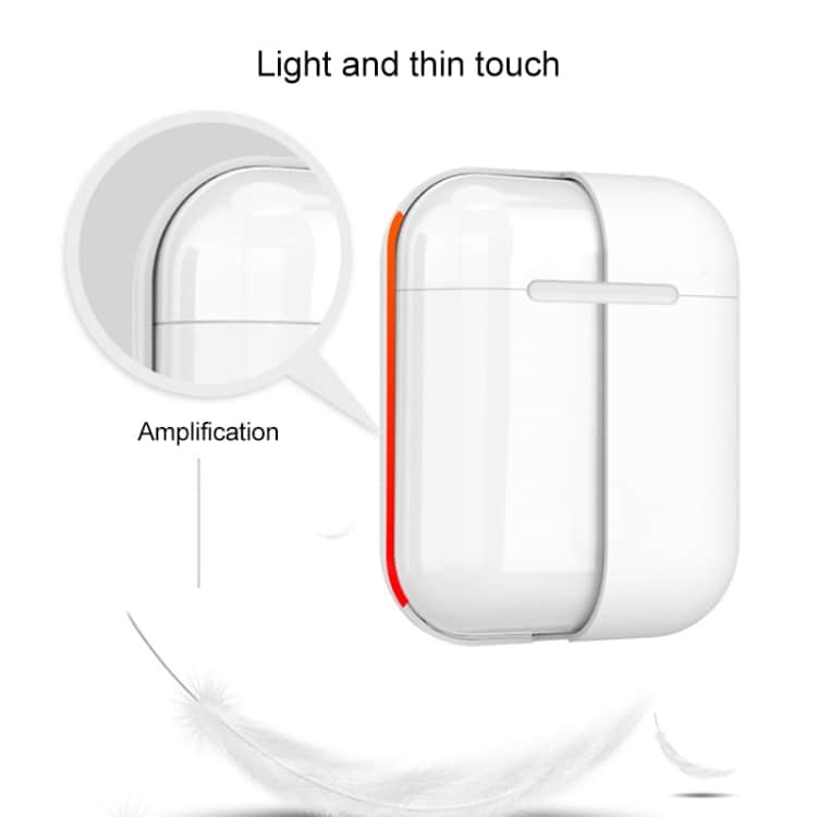 Shockproof beskyttelsedeksel silikon til Apple AirPods 1 / 2 - Rød
