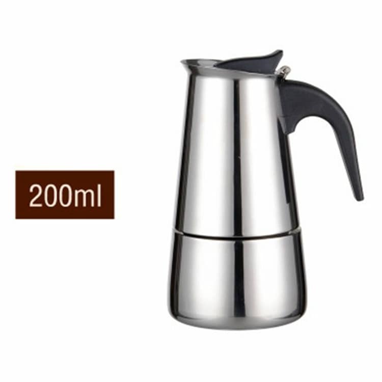 Espresso Kaffetrakter i rustfritt stål 200ml