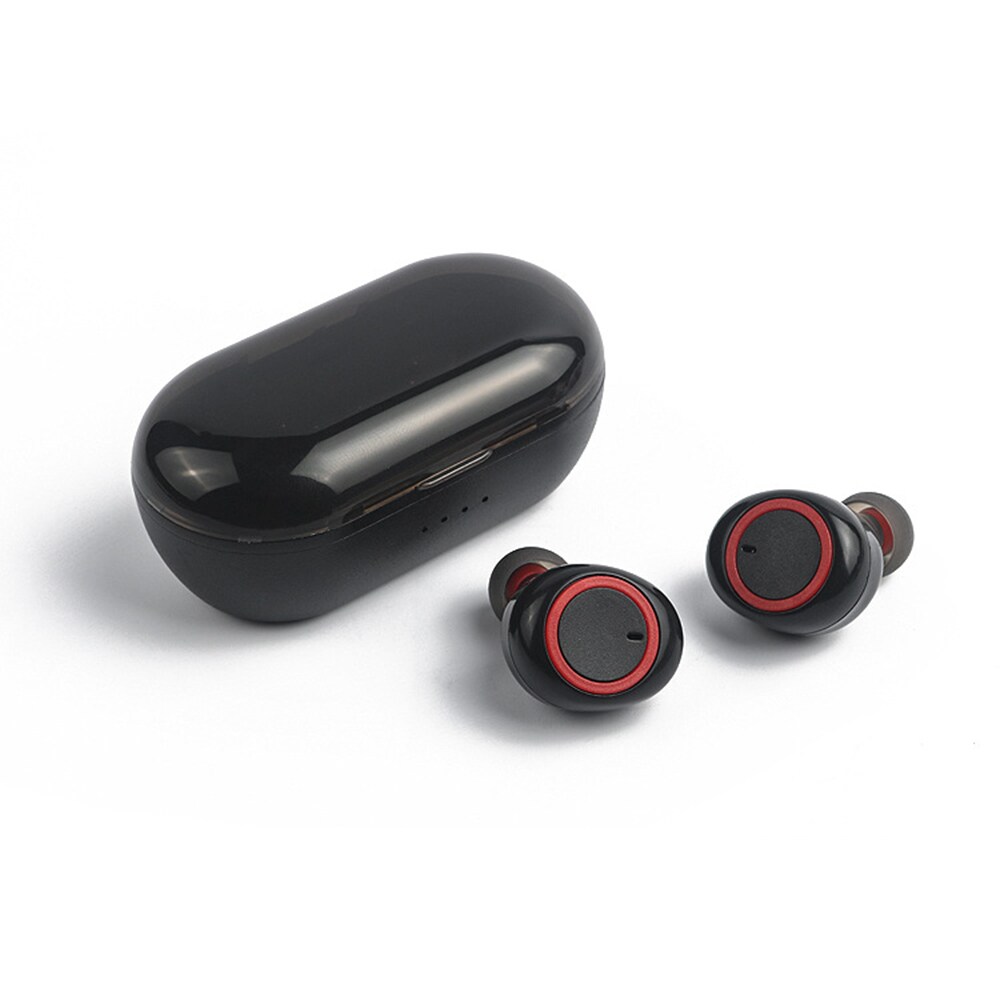 True Wireless Bluetooth Buds Svart/rød