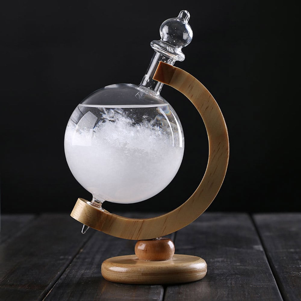Stormglass Barometer Globe