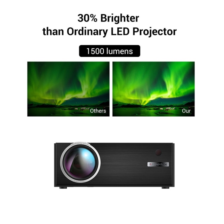 Cheerlux C7 Smart Projektor 1800 Lumens 800 x 480 720P 1080P HD