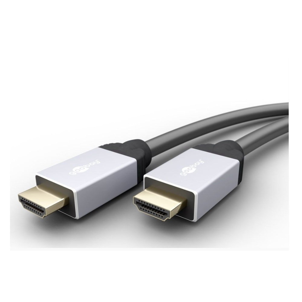 Goobay  2m HDMI-kabel med hurtigoverføring og Ethernet