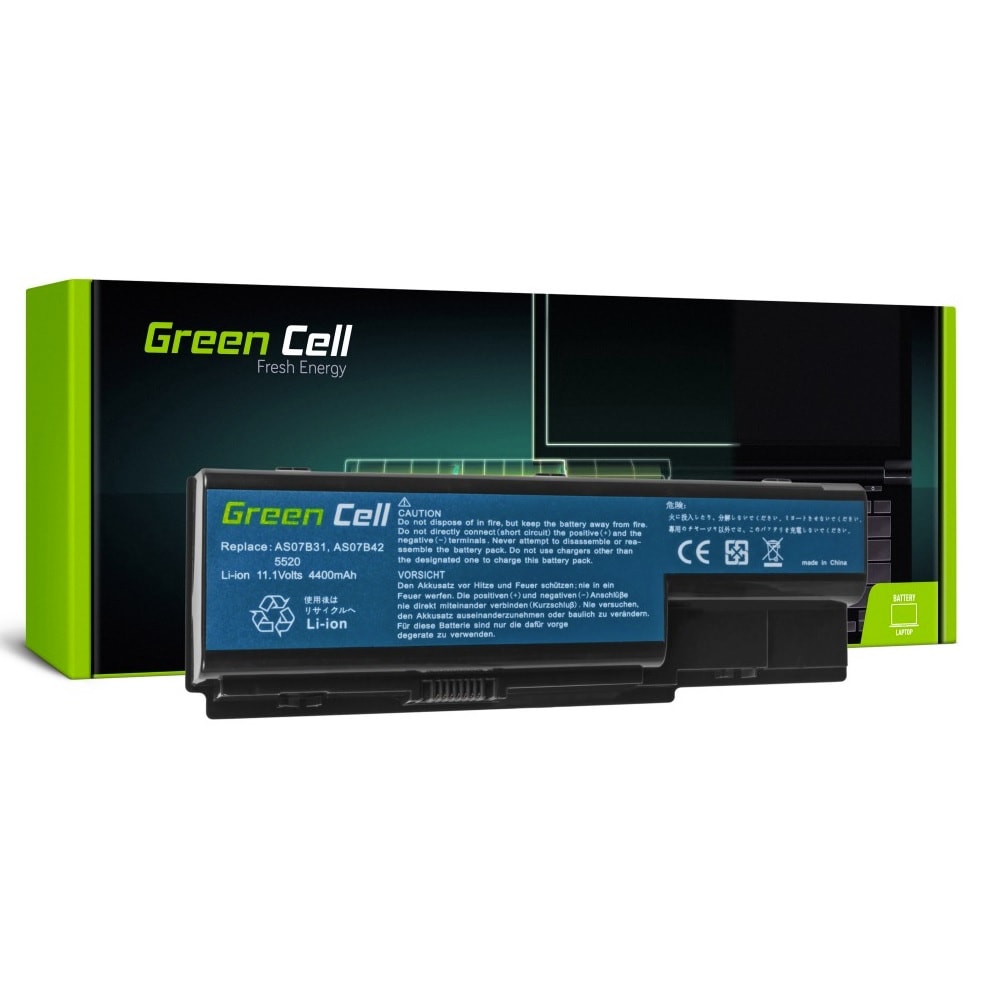 Green Cell laptop batteri til Acer Aspire 5520 AS07B31 AS07B32