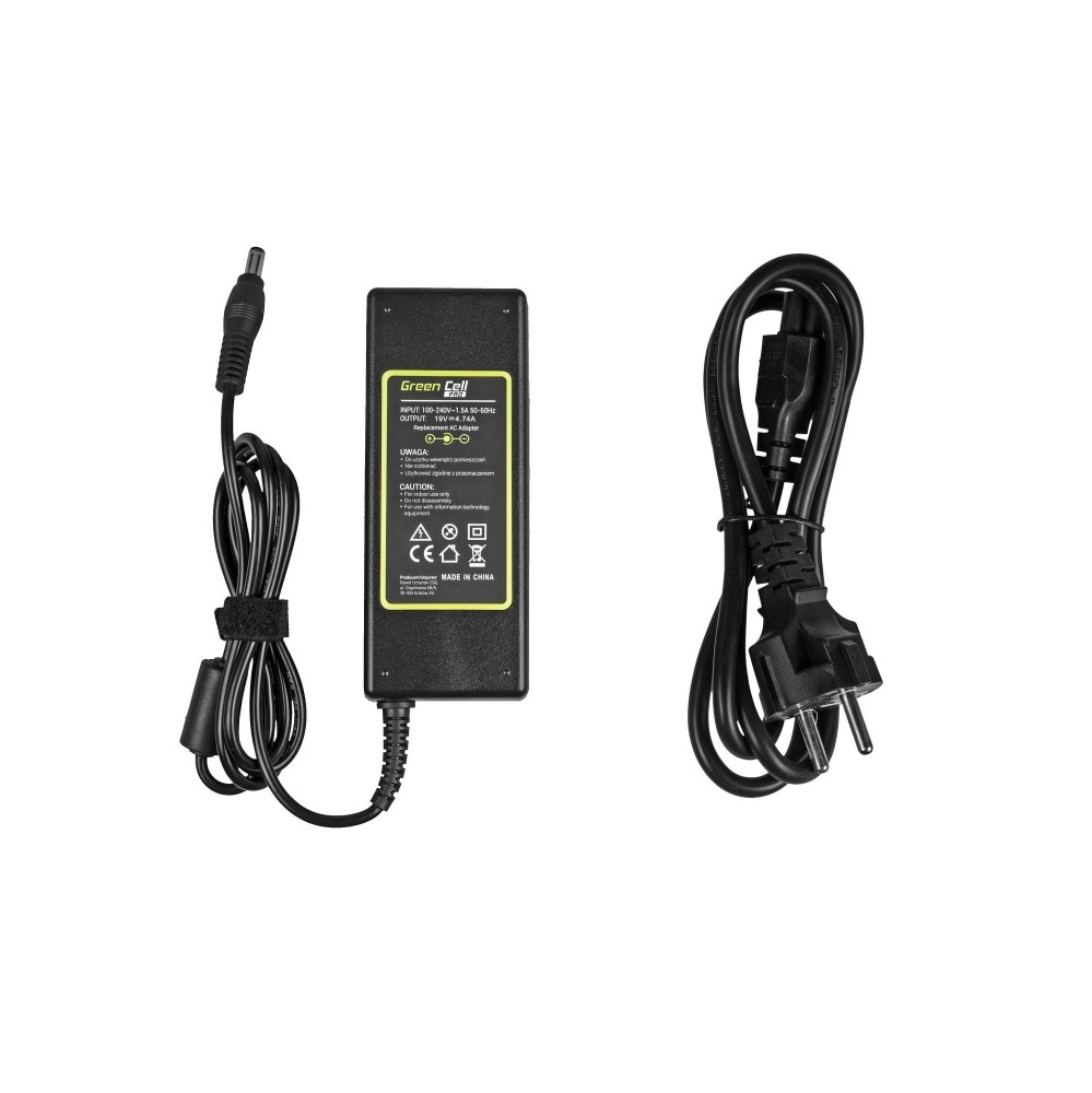 Green Cell PRO lader / AC Adapter til Asus K50IJ K52 X53S K53S Toshiba Satellite A200 A300