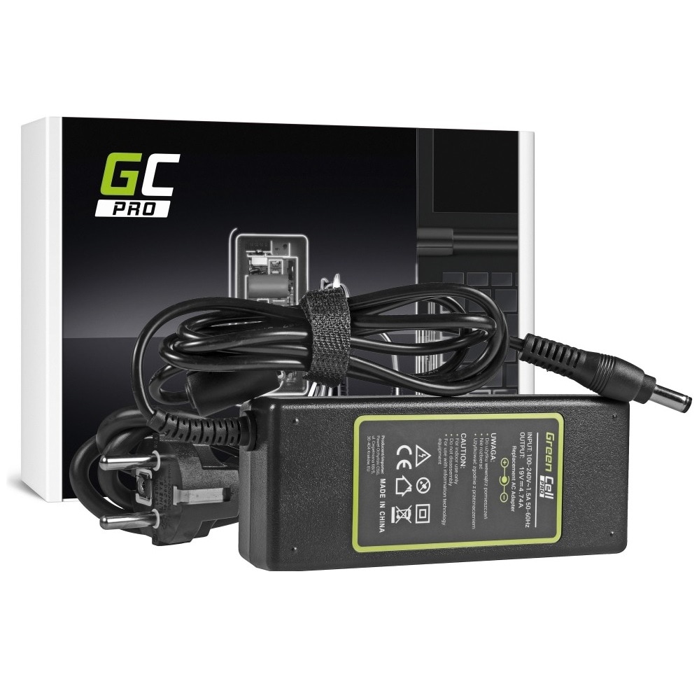 Green Cell PRO lader / AC Adapter til Asus K50IJ K52 X53S K53S Toshiba Satellite A200 A300