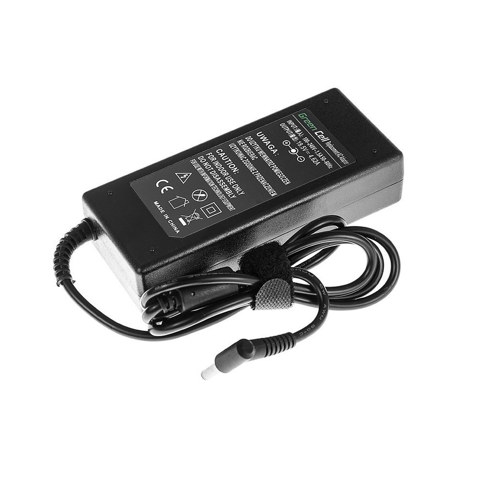 Green Cell lader / AC Adapter til HP 90W / 19.5V 4.62A / 4.5mm-3.0mm PIN