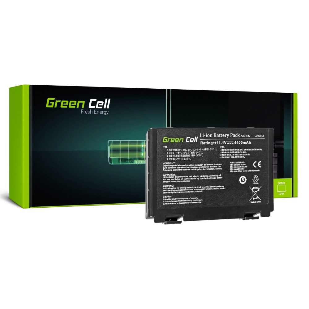 Green Cell laptop batteri til Asus A32-F82 K40 K50 K60 K70