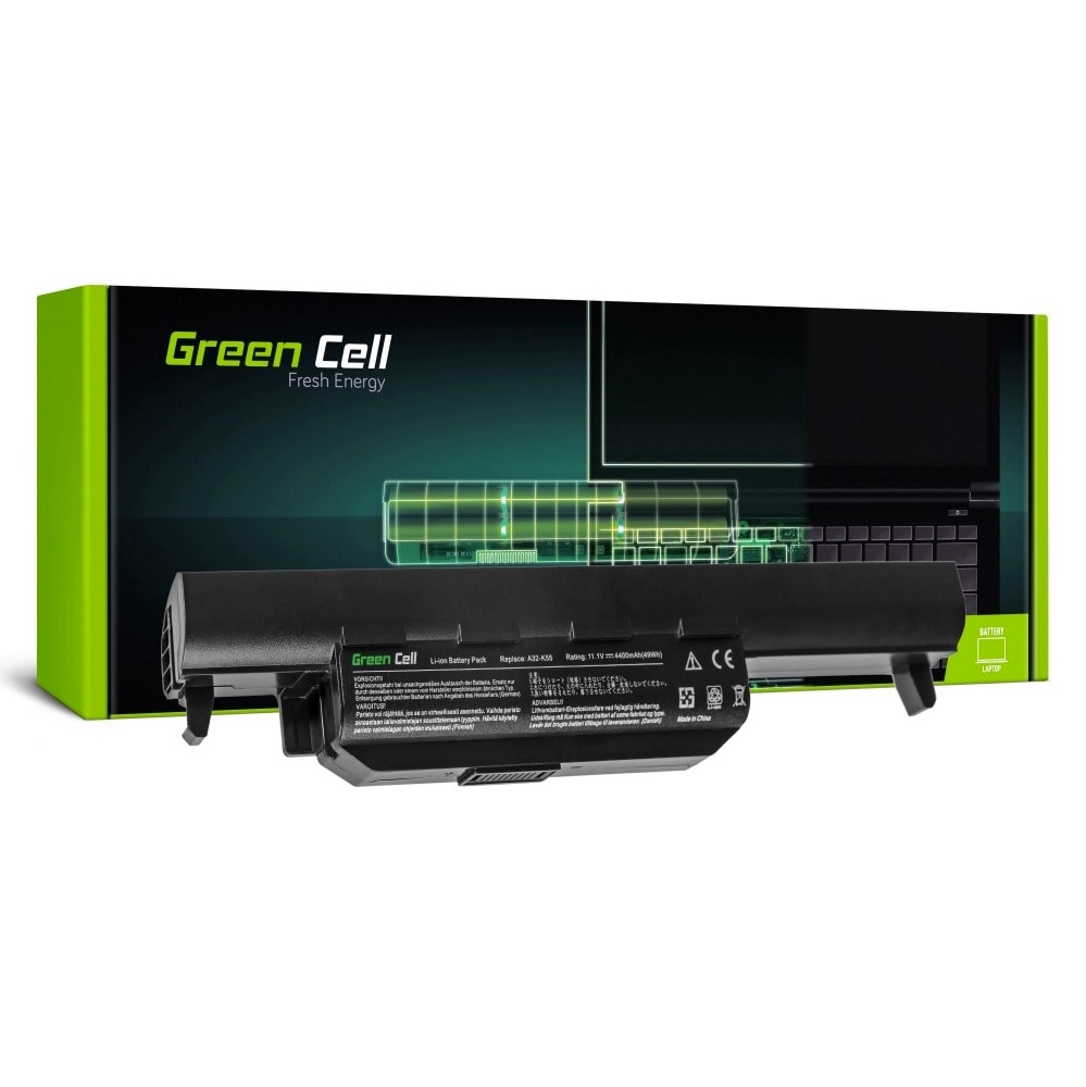 Green Cell laptop batteri til Asus A32-K55 A45 A55 K45 K55 K75