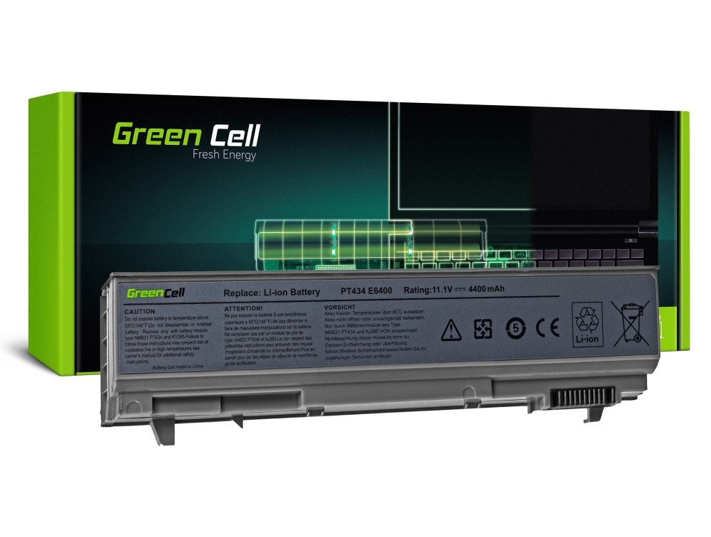 Green Cell laptop batteri til Dell Latitude E6400 E6410 E6500 E6510