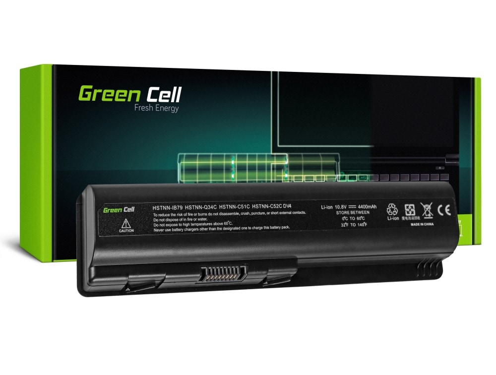 Green Cell laptop batteri till HP DV4 DV5 DV6 CQ60 CQ70 G50 G70