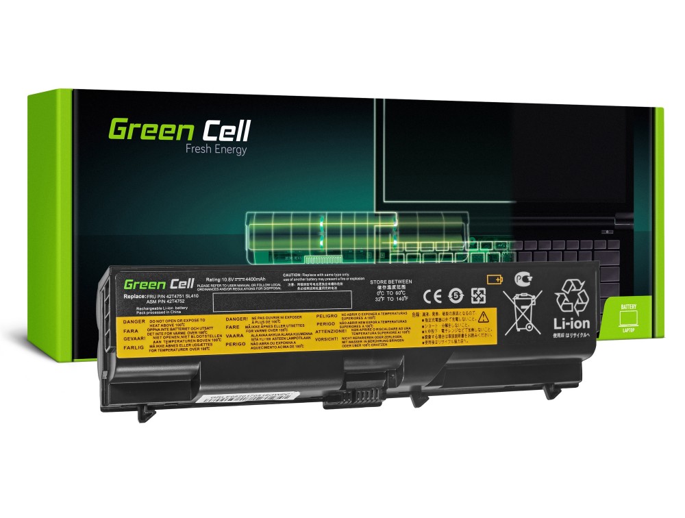 Green Cell laptop batteri til Lenovo ThinkPad T410 T420 T510 T520 W510