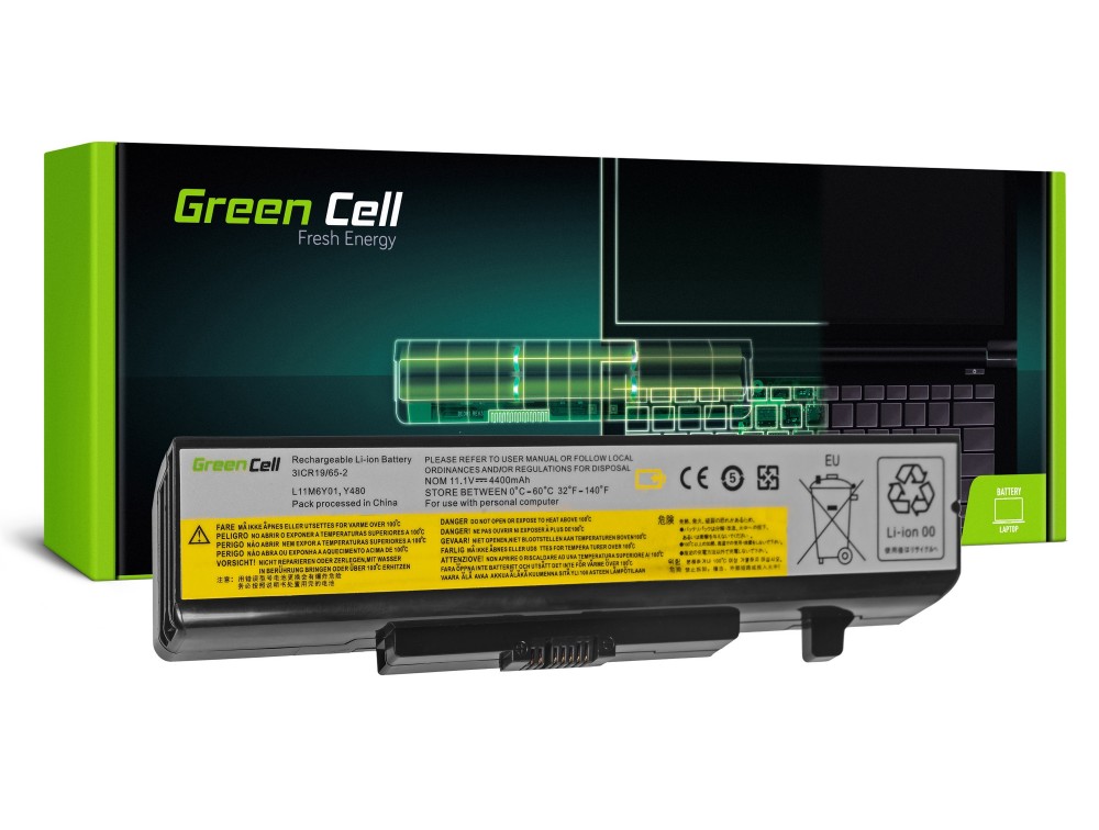 Green Cell laptop batteri til Lenovo Y480 V480 Y580