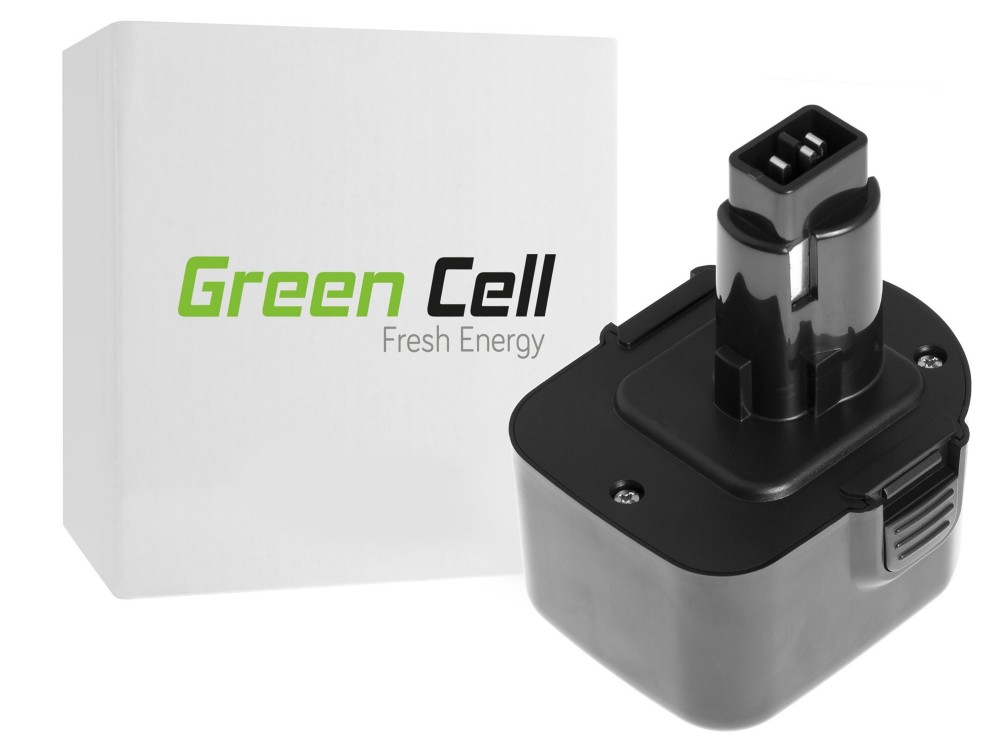 Green Cell verktøysbatteri DE9074  til DeWalt 2802K 2812K DC740KA