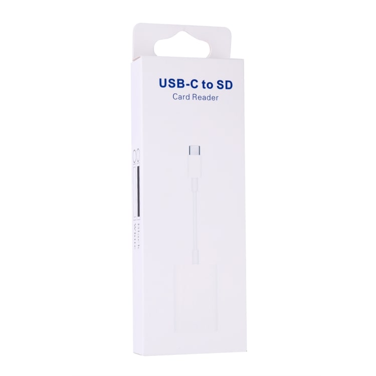 USB type-C til SD minnekort adapter