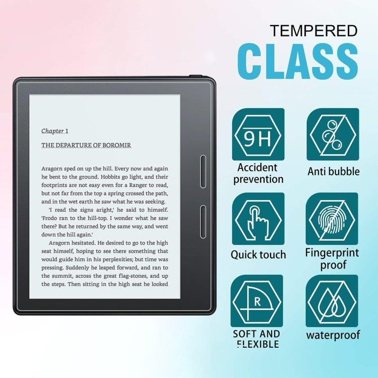 Temperert glasskjermbeskyttelse til Amazon Kindle Oasis 2019