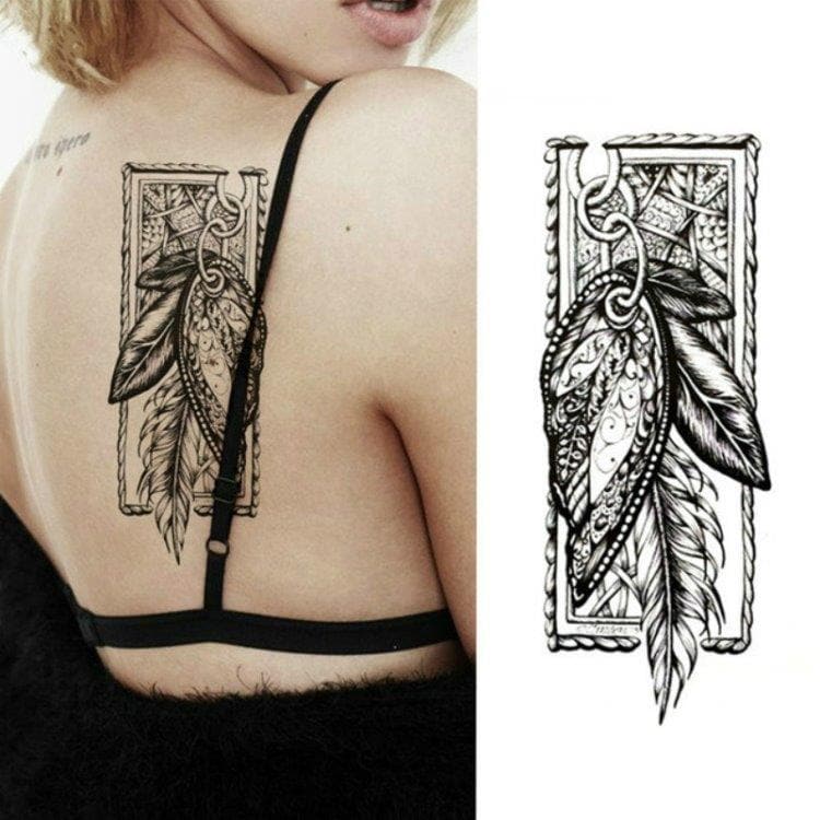 Midlertidig tatovering x2 - Leaves