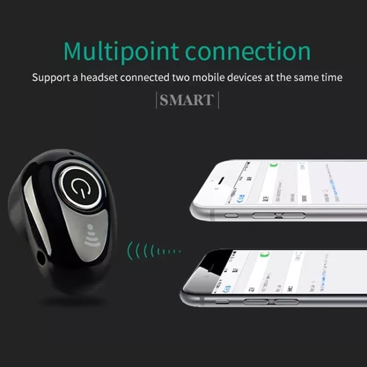 Mini in-ear øreplugg til smartphones - Svart