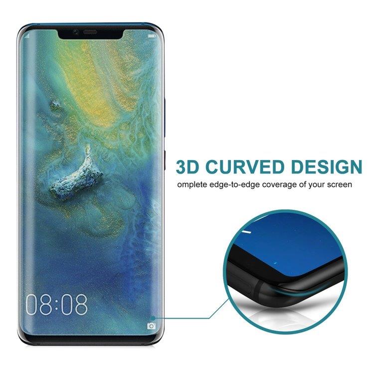 3D Bøyd fullskjermbeskyttelse til Huawei Mate 20 Pro