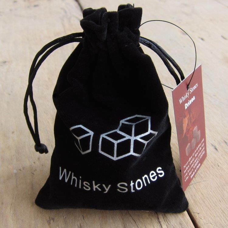 Whiskystener med gavepose 9-pack