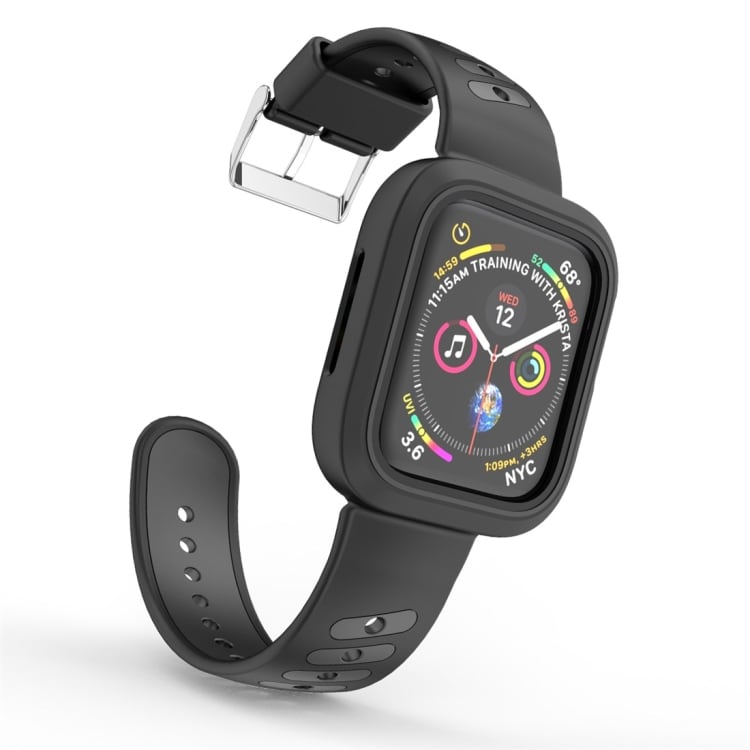Svart armbånd til Apple Watch Serie 4 - 44mm