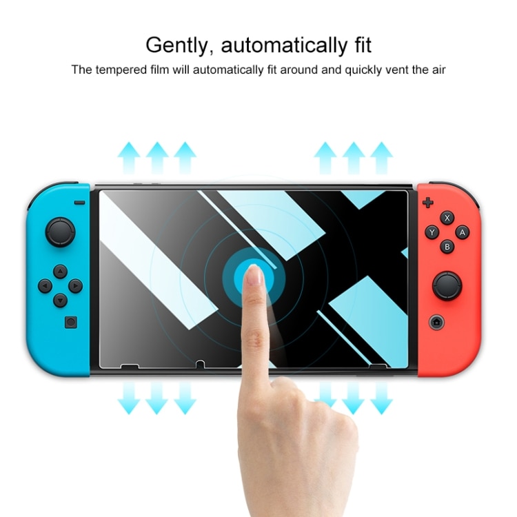 Herdet glasskjermbeskyttelse til Switch Lite