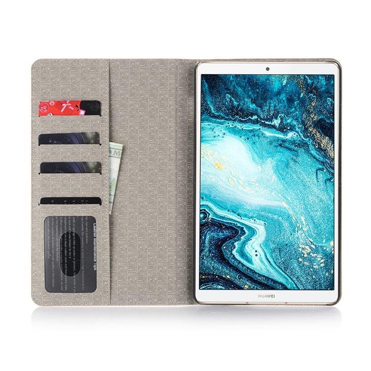 Brettbart flipdeksel med kortholder til Huawei MediaPad M6 8.4 2019 -Khaki