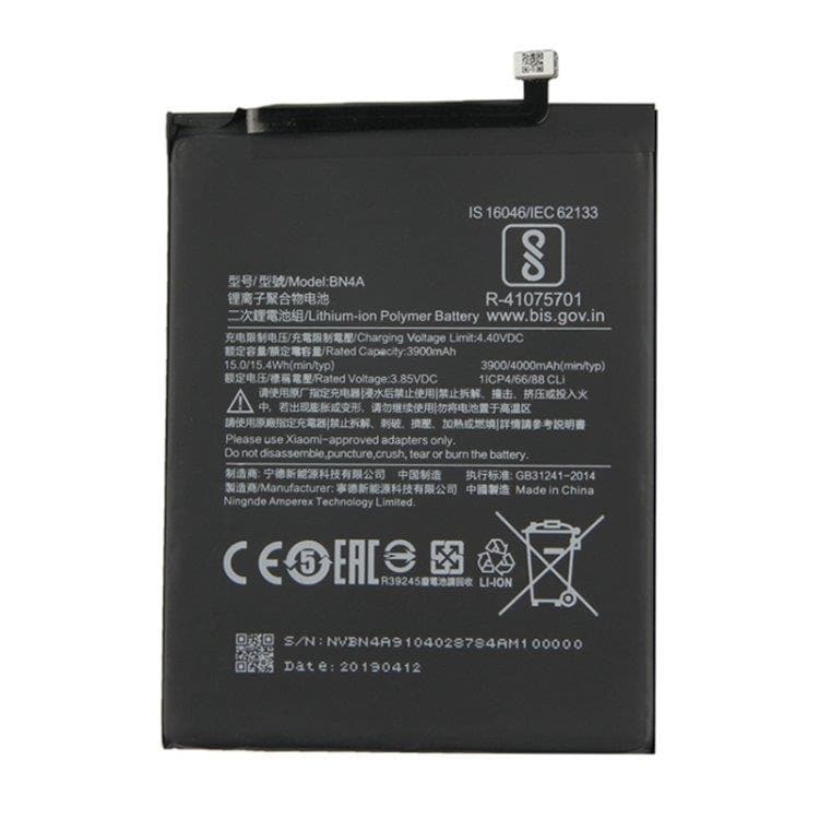 Mobilbatteri 3900mAh  Xiaomi Redmi Note 7 / Note 7 Pro