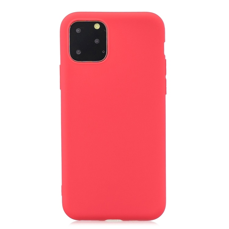 Mykt Silikondeksel iPhone 11 Pro Rød