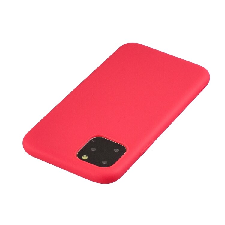 Mykt Silikondeksel iPhone 11 Pro Rød
