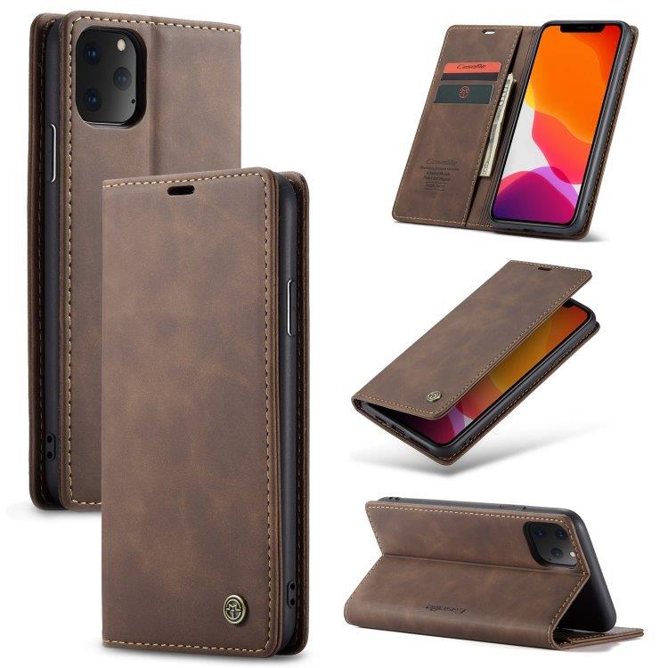 CaseMe Flipdeksel med stativ iPhone 11 Pro Kaffe Kjøp på CaseMe 011 Lommebokdeksel iPhone XR Svart Kjøp på 24hshop.no