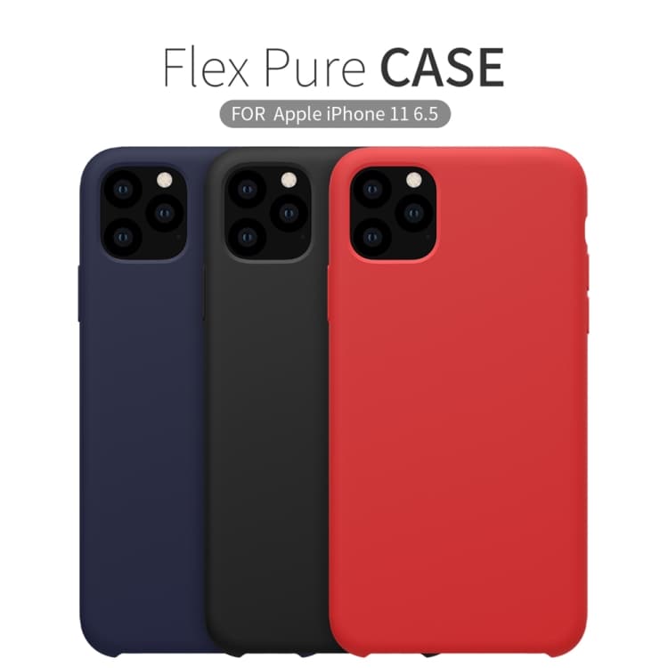 NILLKIN Flex Pure Silikondeksel iPhone 11 Pro Max Svart