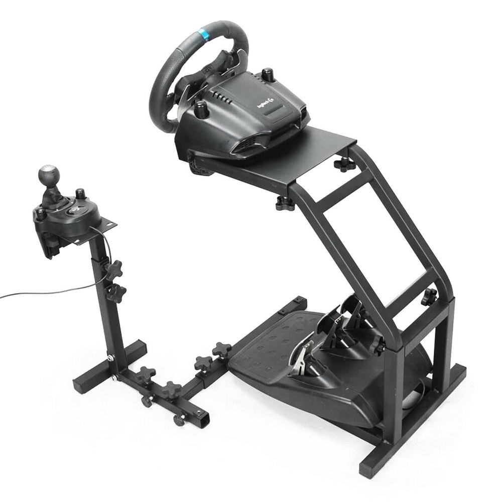 Racerstativ for Ratt & Pedaler - Thrustmaster / Logitech kompatibel