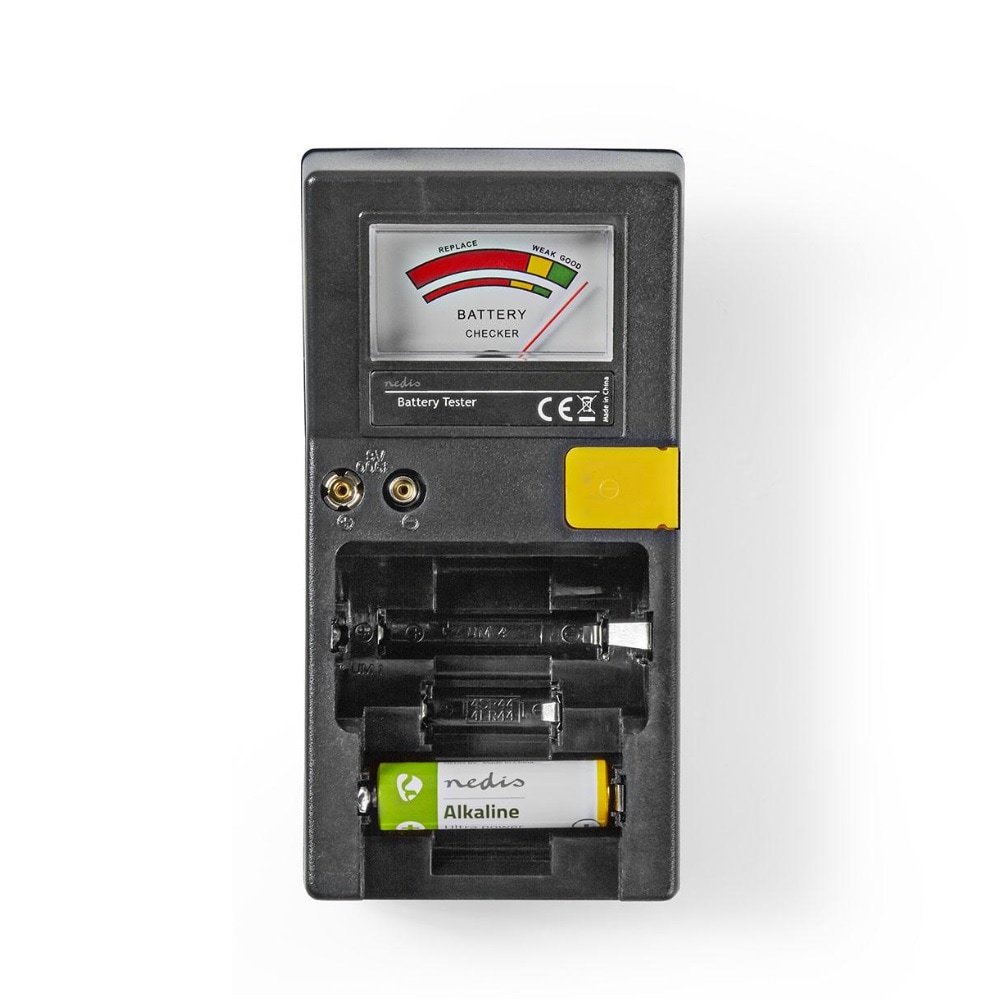 Batteritester - AAA/AA/C/ D/  9V knappcelle