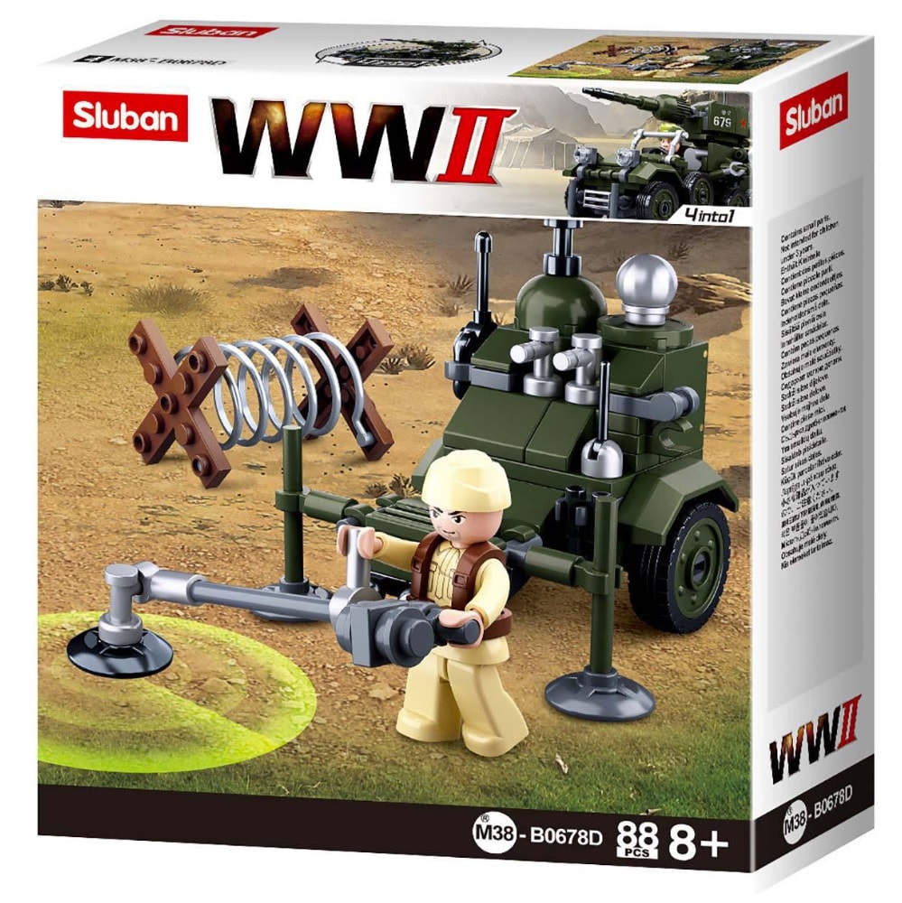 Byggeblokk WWII Serie Allied Minesweeper