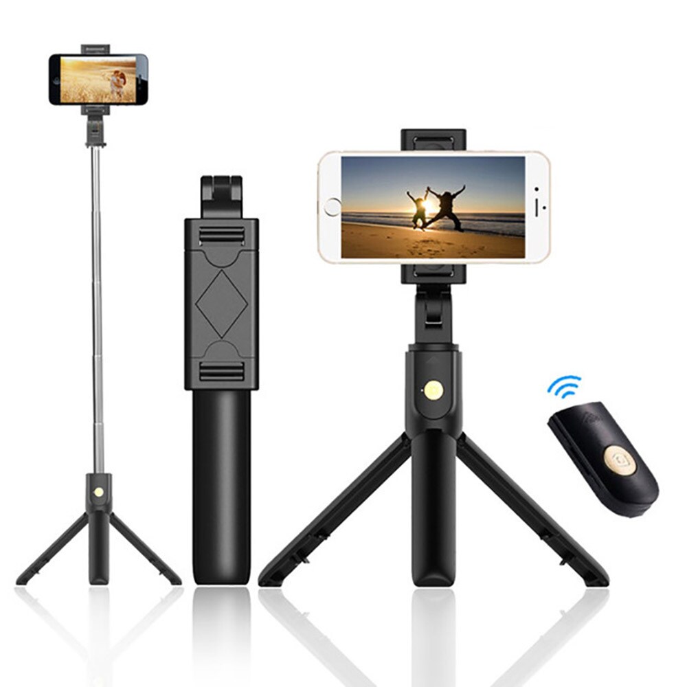 Selfie-stick med tripod - Bluetooth