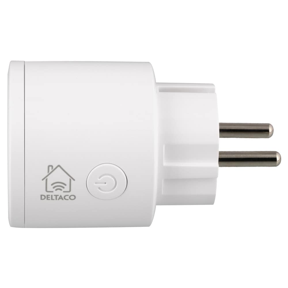 DELTACO SMART HOME WiFi strømbryter 1xCEE 7/3, 10A