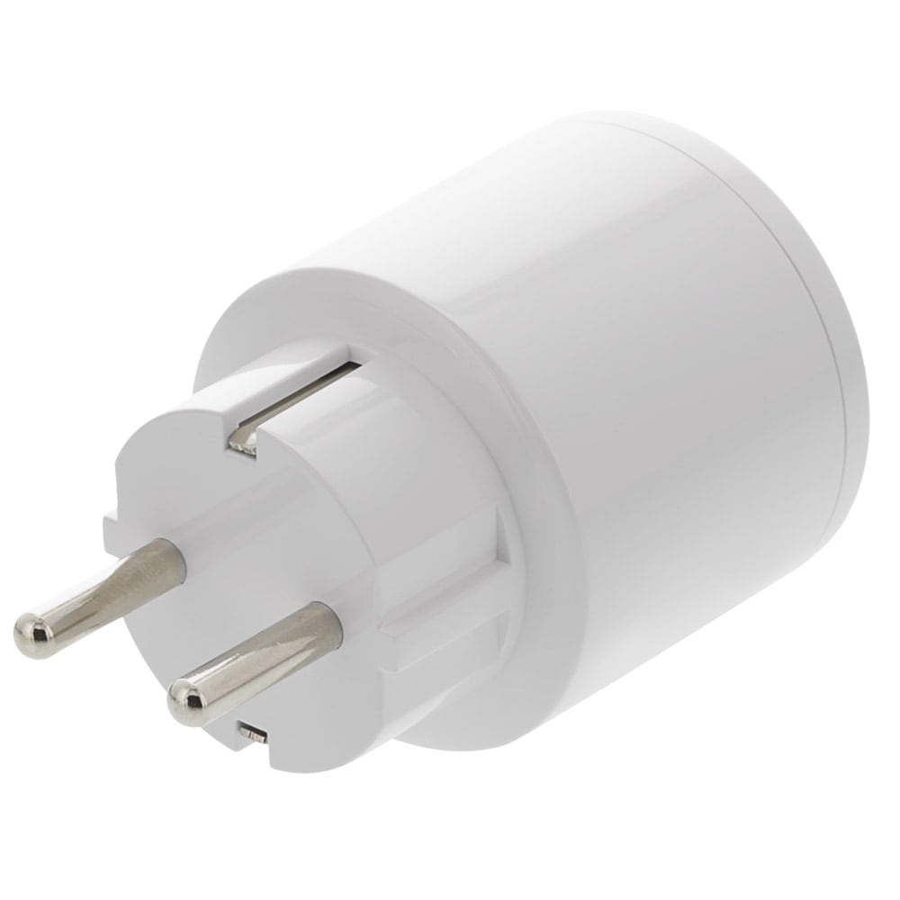 DELTACO SMART HOME WiFi strømbryter 1xCEE 7/3, 10A