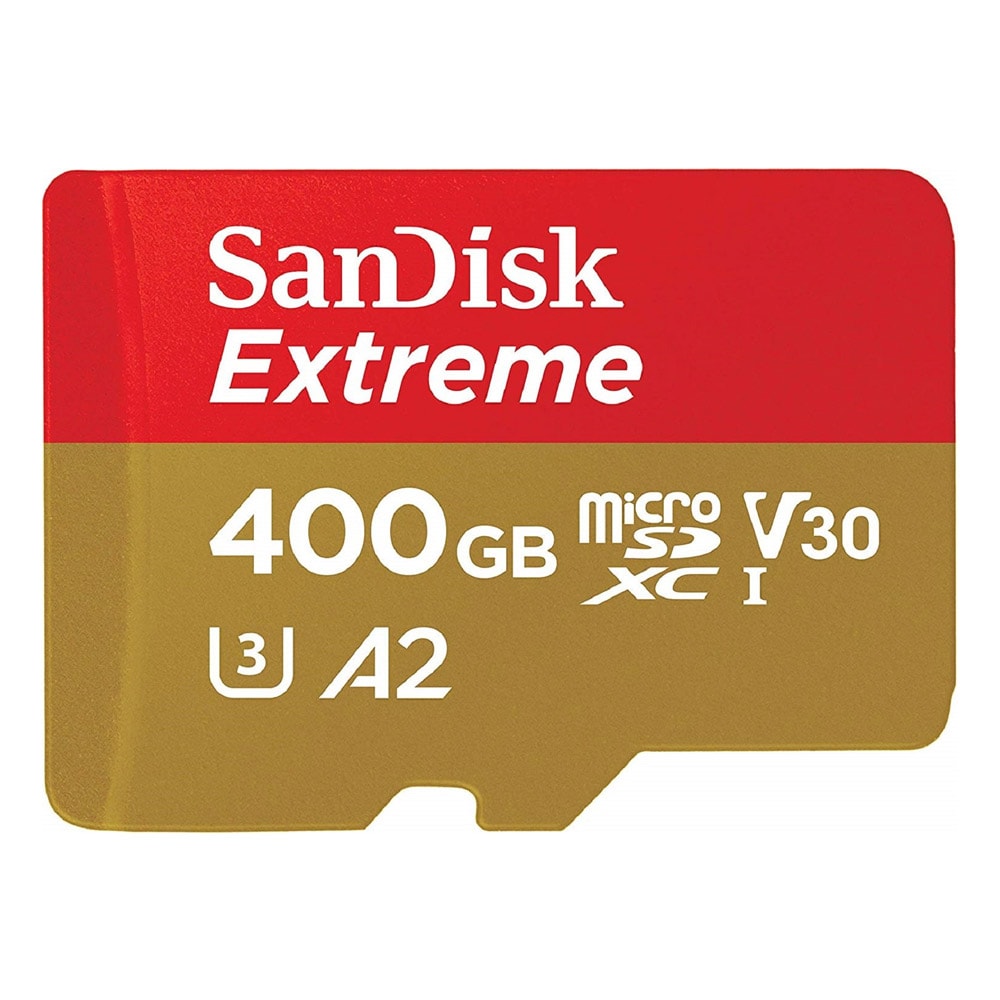 SanDisk Extreme microSDXC Class 10 UHS-I U3 V30 A2 160/90MB/s 400GB