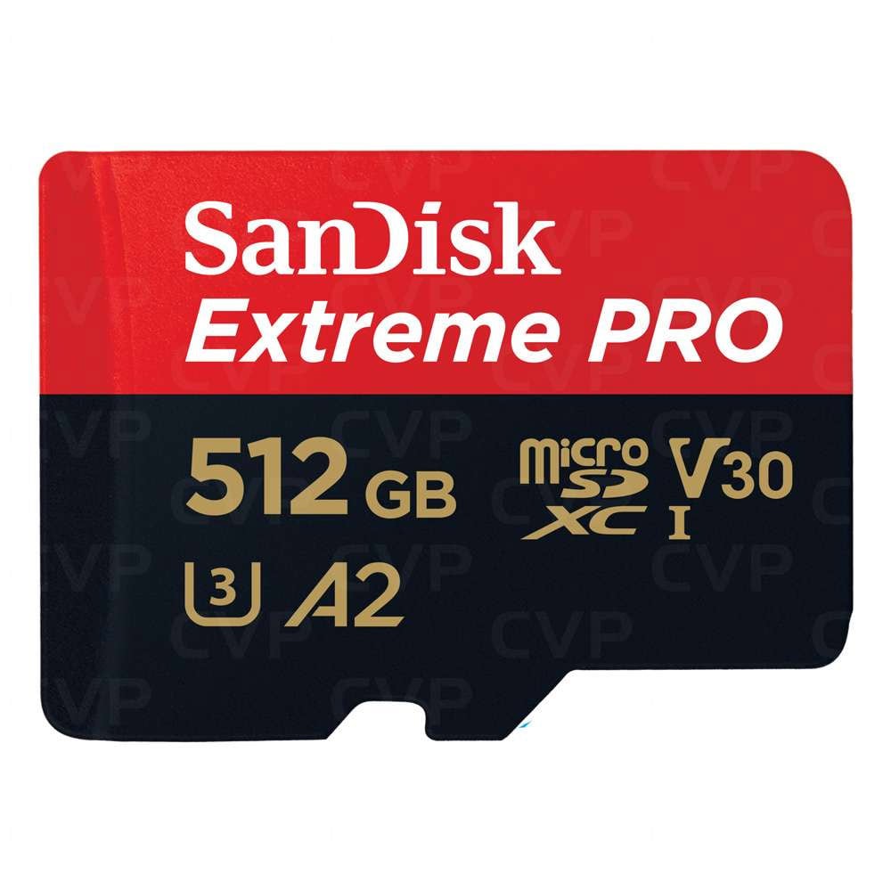 SanDisk Extreme Pro microSDXC Class 10 UHS-I U3 V30 A2 200/140MB/s 512GB