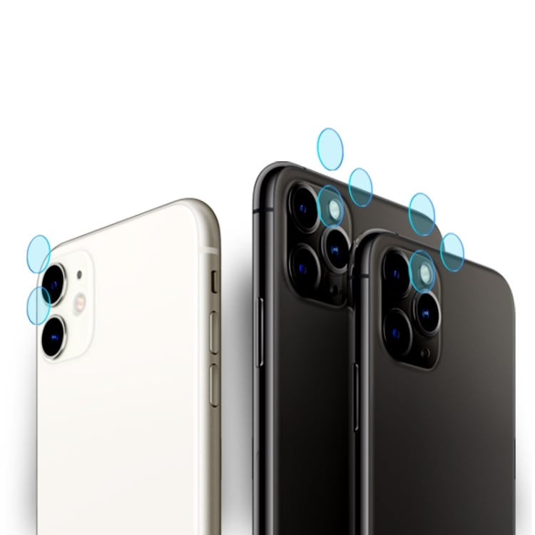 Herdet 0,15mm Glass Linsebeskyttelse til iPhone 11 Pro MAX